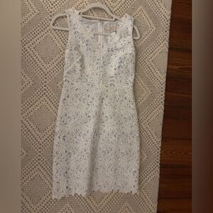 ANN TAYLOR LOFT size 0 white dress